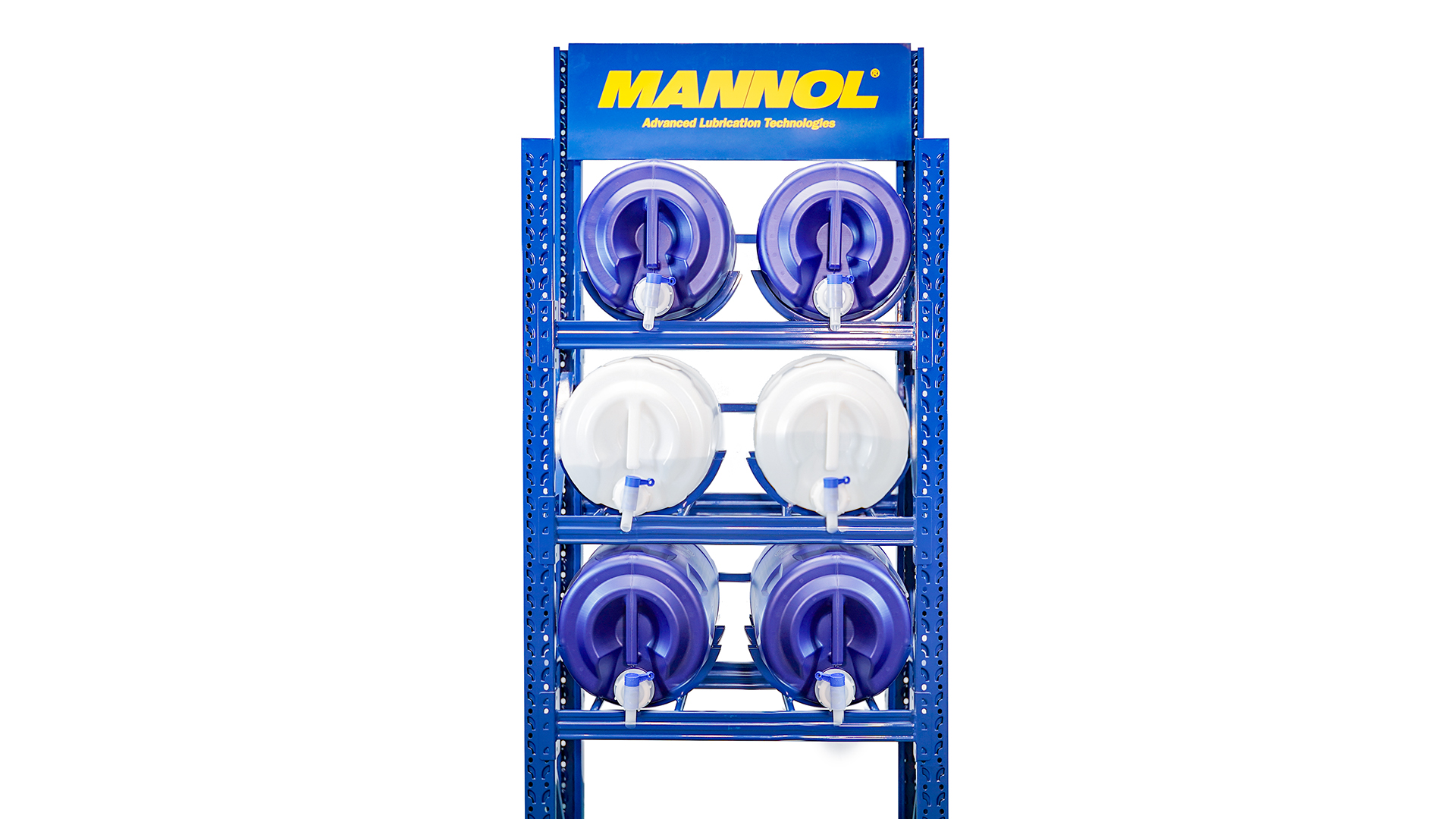 Werkstatt Ölregal Mannol Drum Regal für 6x 20L Fassregal mit Auffangwanne