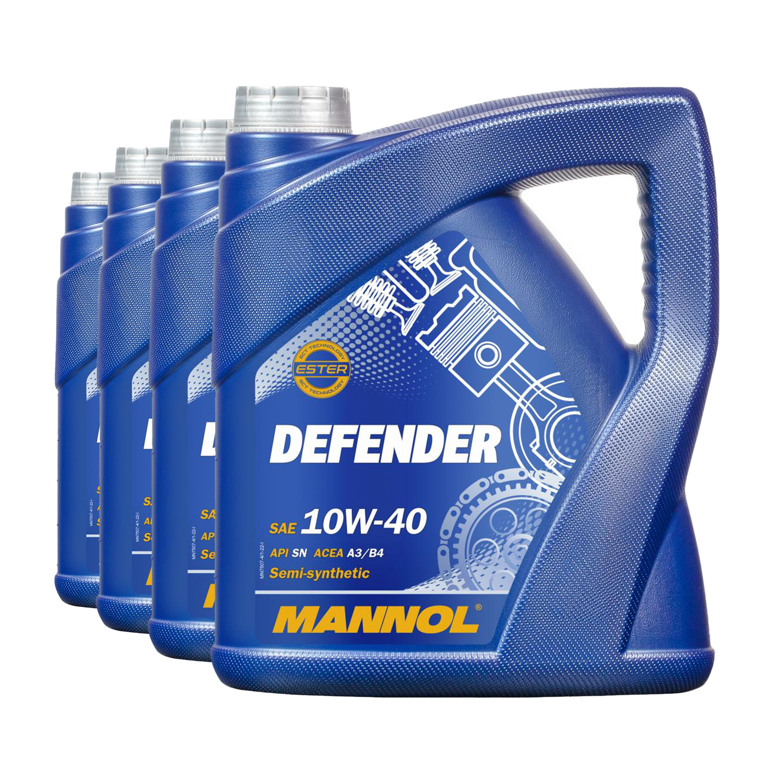 16 L (4x4) MANNOL 7507 Motoröl Defender 10W-40 VW 505.00 MB 229.1 ACEA A3/B3 API SN