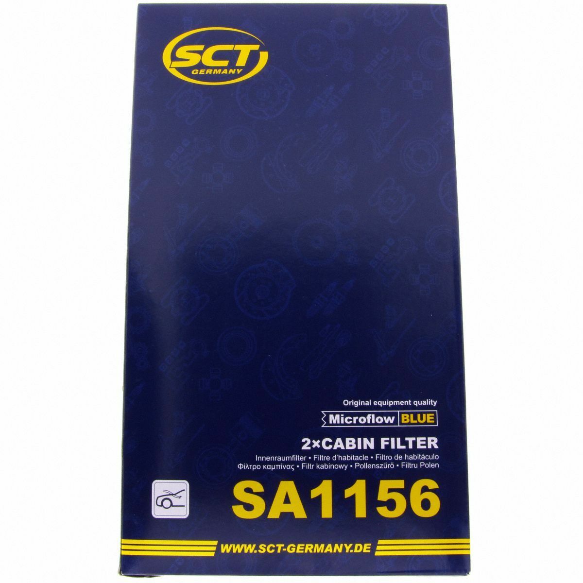 SCT Innenraumfilter Luftfilter SA 1156 Pollenfilter Luft Filter Alpina passend für BMW