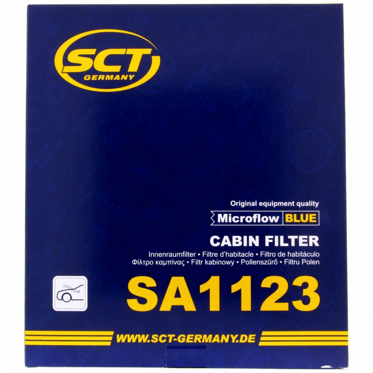 SCT Innenraumfilter Luftfilter SA 1123 Pollenfilter Luft Filter Seat Skoda VW