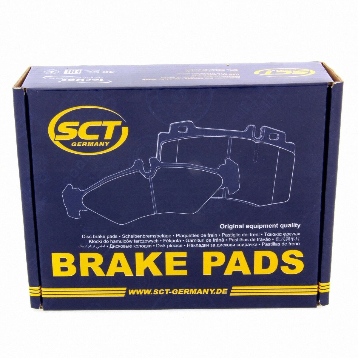 SCT Bremsbeläge SP380PR Bremsklötze Bremsbelagsatz passend für Hyundai Kia Bremsen hinten