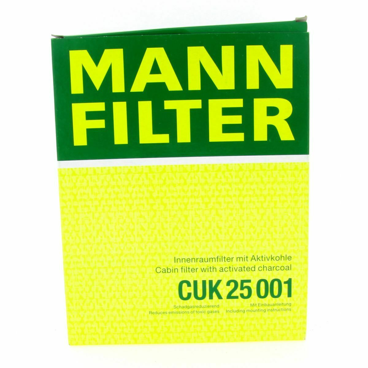 MANN Innenraumfilter Aktivkohle CUK25001 Filter Alpina B3 F30 passend für BMW 1 F20