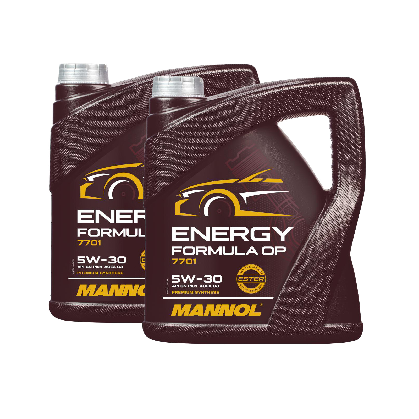 8 Liter (2x4) MANNOL Energy Formula OP 7701 5W-30 API SN Plus Motoröl