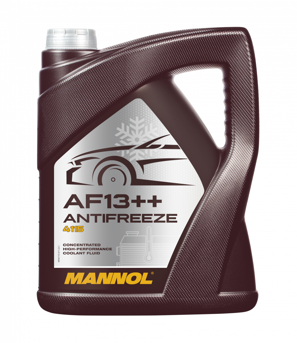 5 Liter MANNOL Antifreeze AF13++ 4115 Kühlerfrostschutzmittel Kühlmittel Rot	