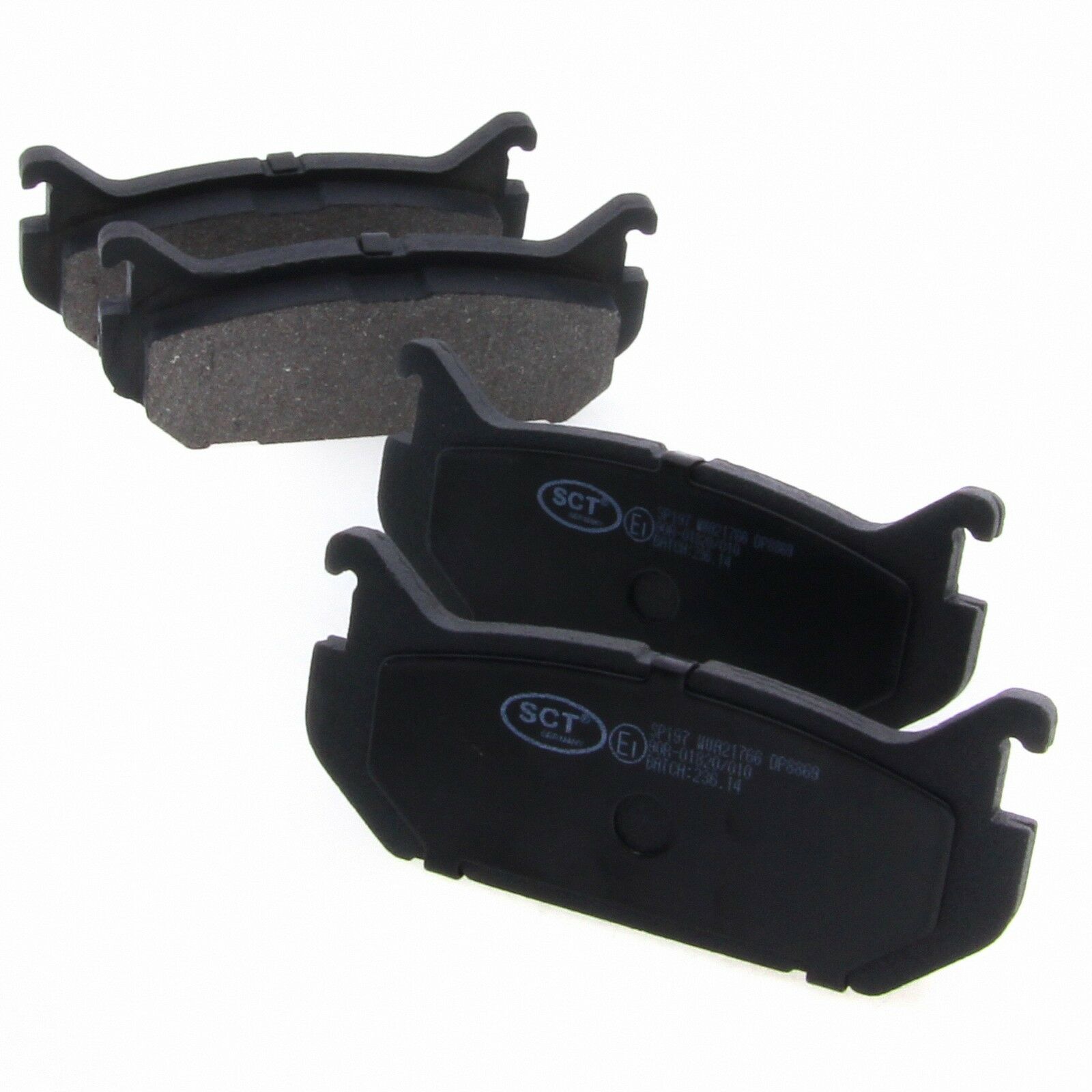 SCT Bremsbeläge SP197PR Bremsklötze Bremsbelagsatz Bremsen hinten passend für Ford Mazda