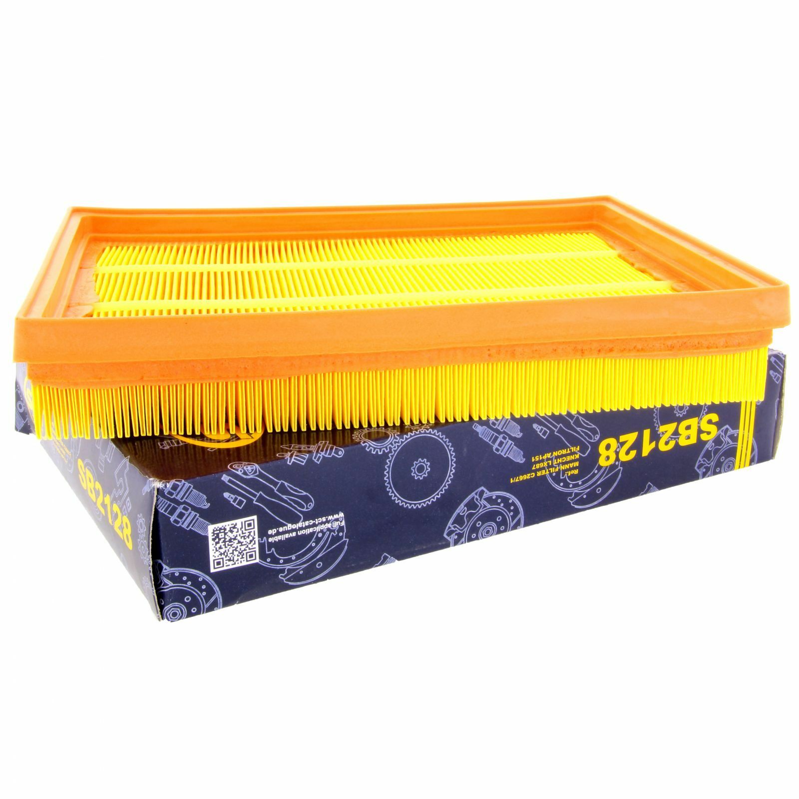SCT Luftfilter SB2128 Motorfilter Servicefilter Ersatzfilter passend für Ford Courier