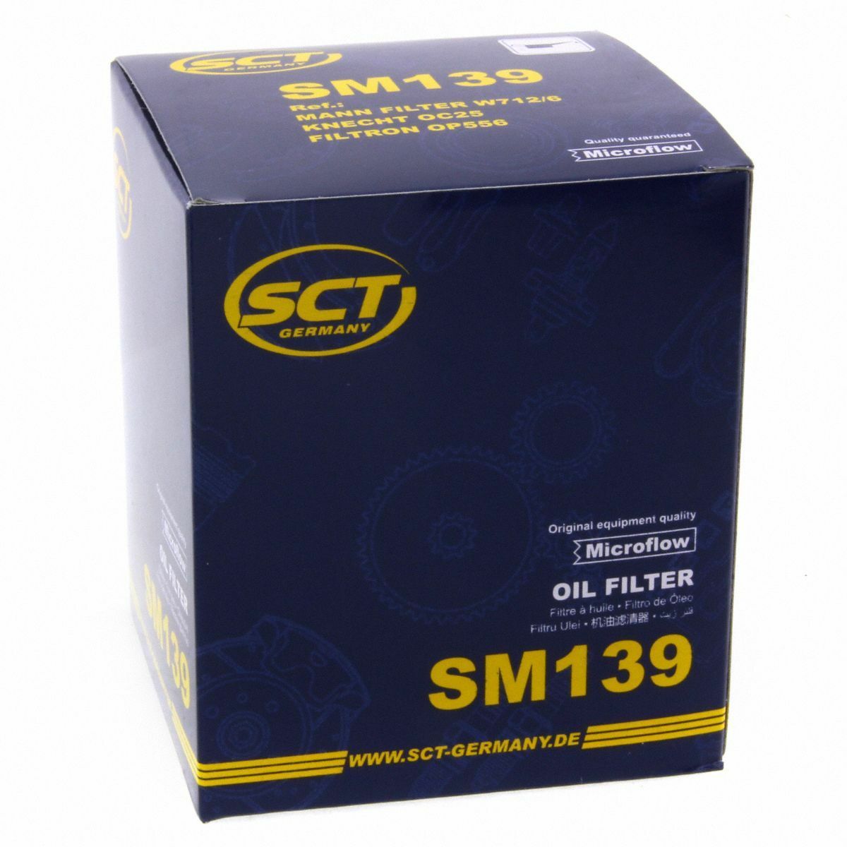 SCT Ölfilter SM139 Filter Motorfilter Servicefilter Anschraubfilter passend für BMW