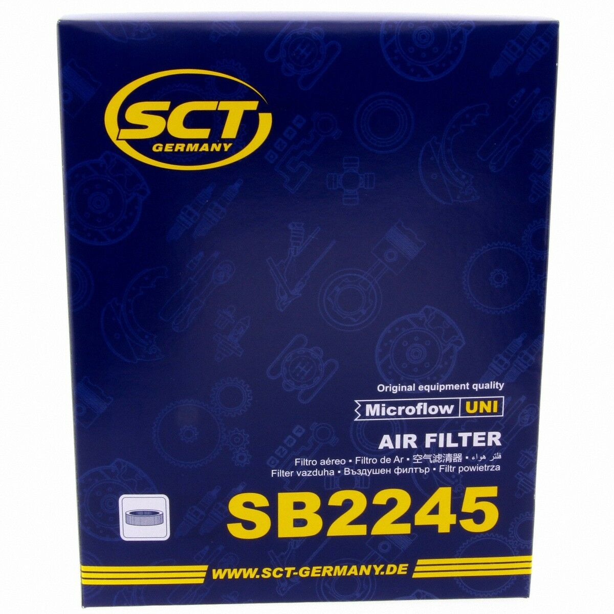 Luftfilter Fahrzeugfilter SB2245 Motorluftfilter Luft Filter passend für Mercedes SCT