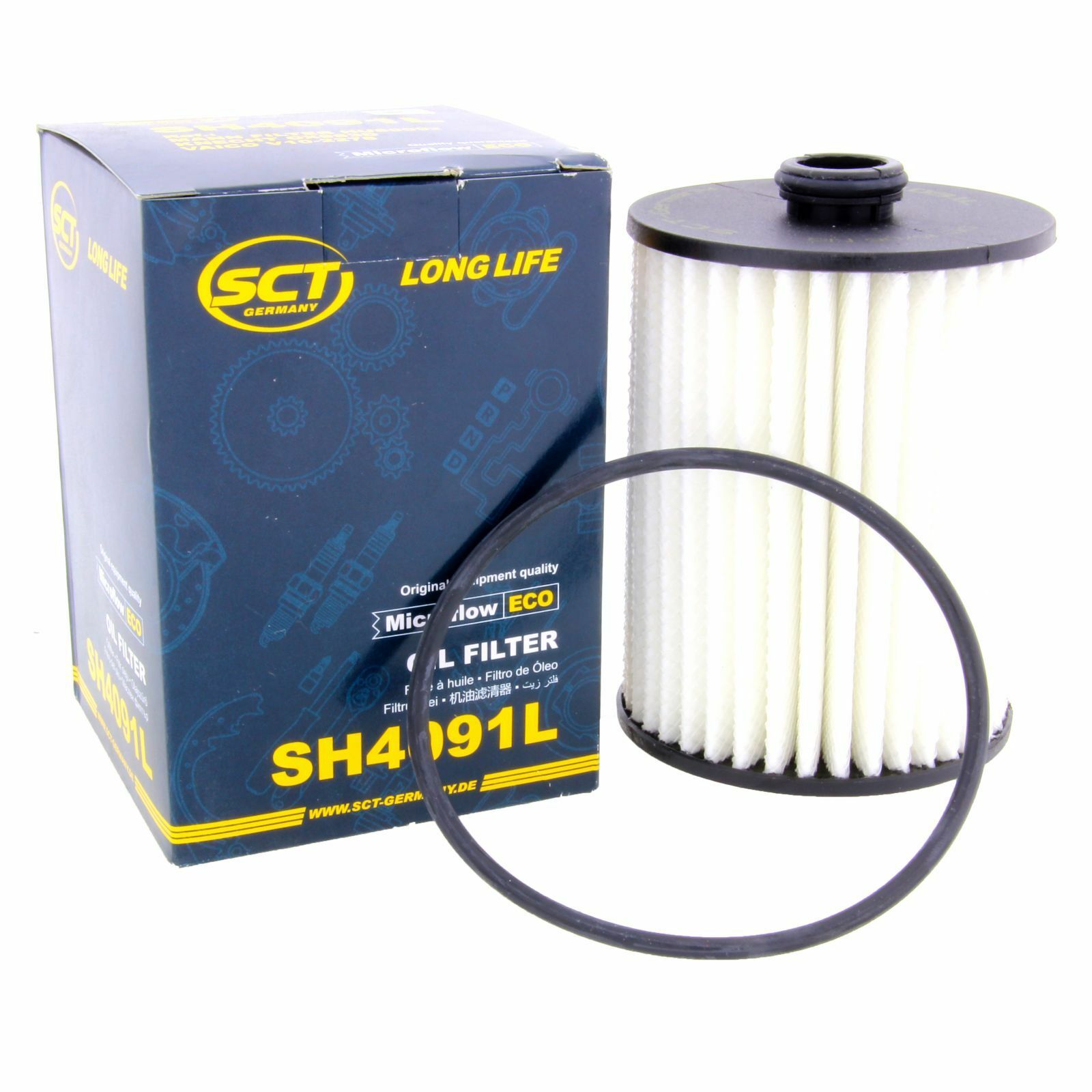SCT Ölfilter SH4091L Motorfilter Servicefilter Ersatzfilter passend für Porsche Skoda VW