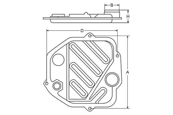 SCT Getriebeölfilter Hydraulikfilter SG 1058 Automatikgetriebe passend für Toyota