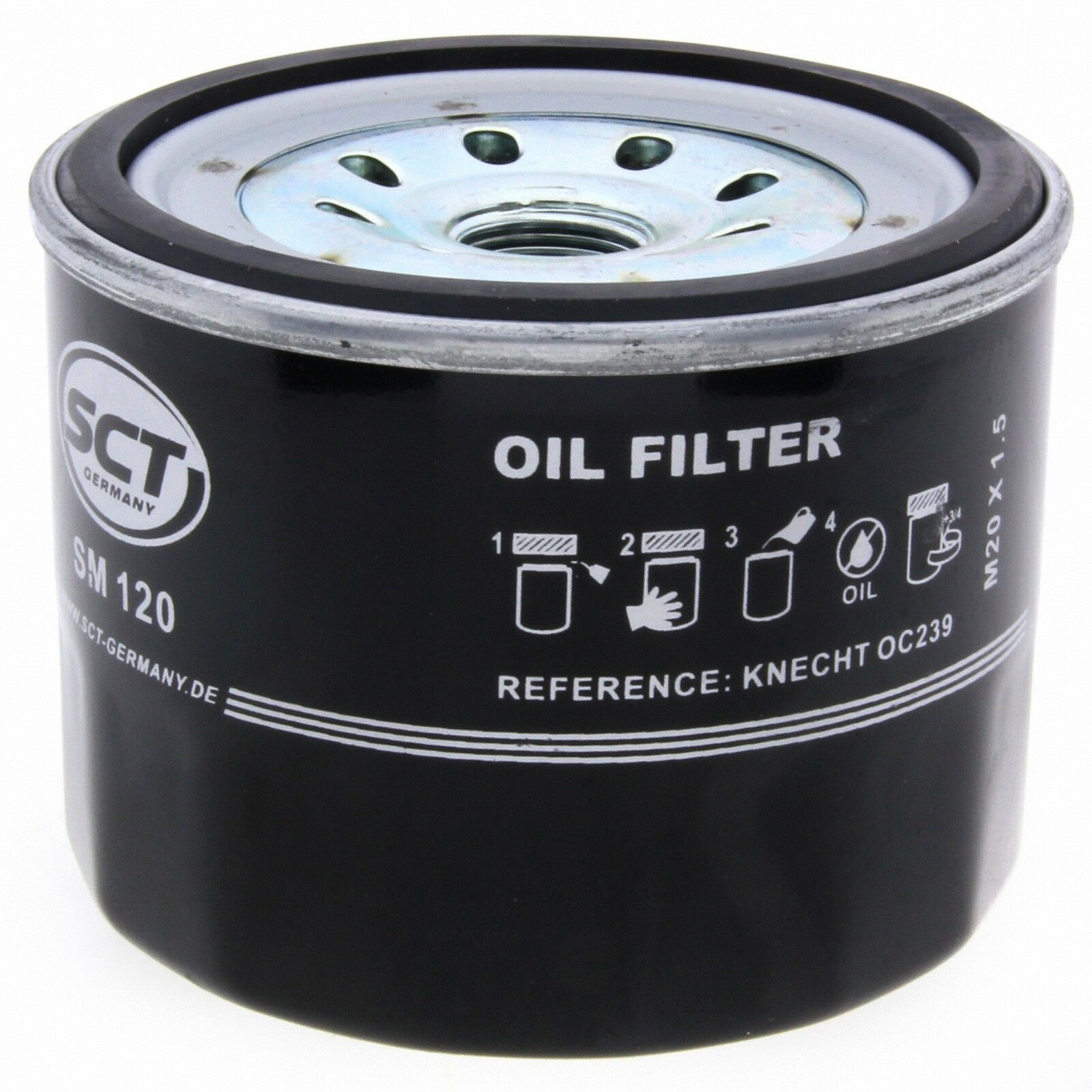 SCT Ölfilter SM120 Filter Motorfilter Servicefilter Anschraubfilter Ford KIA Mazda