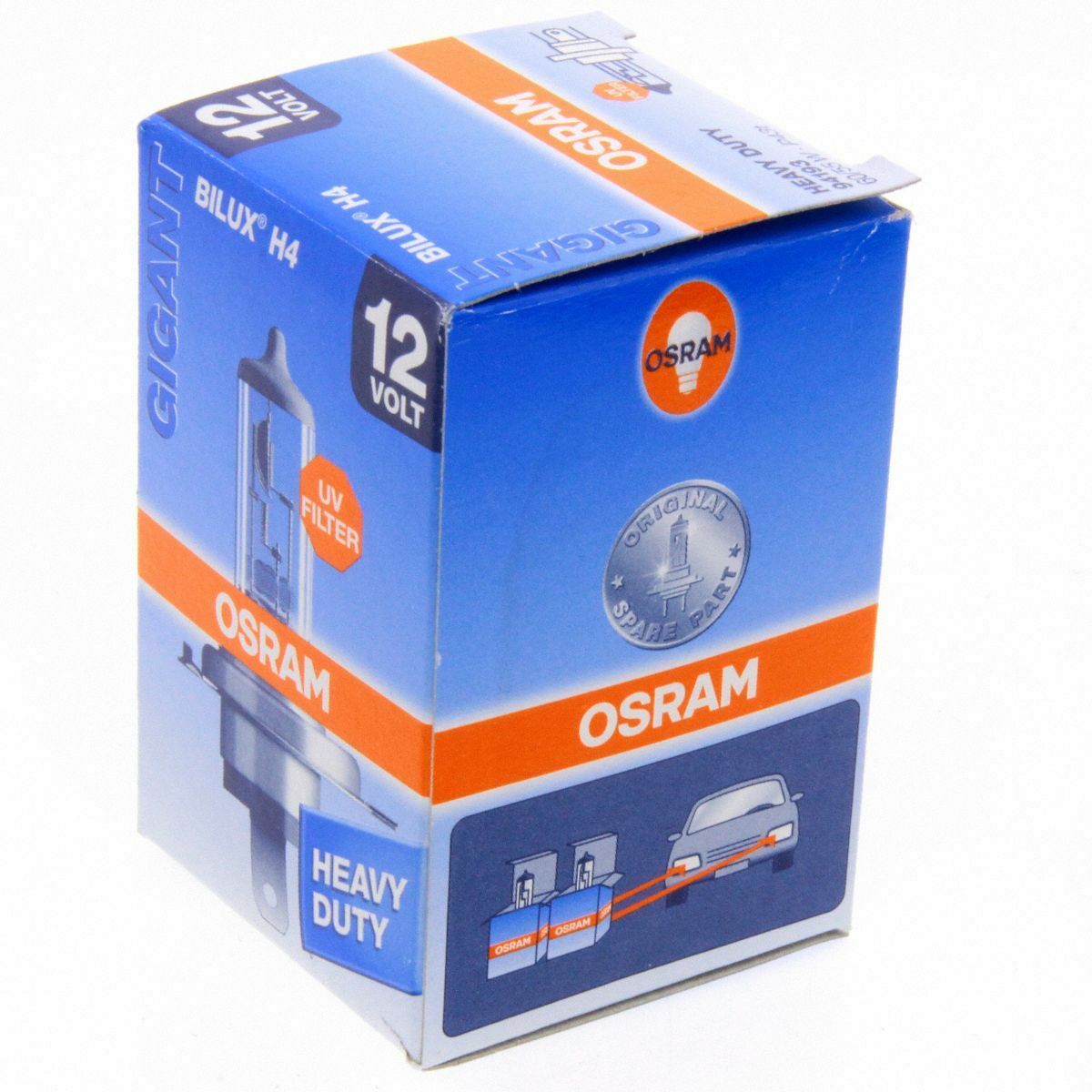 H4 OSRAM Original Line OEM 94193 Halogenlampe Autolampe Single Box 1 Stück