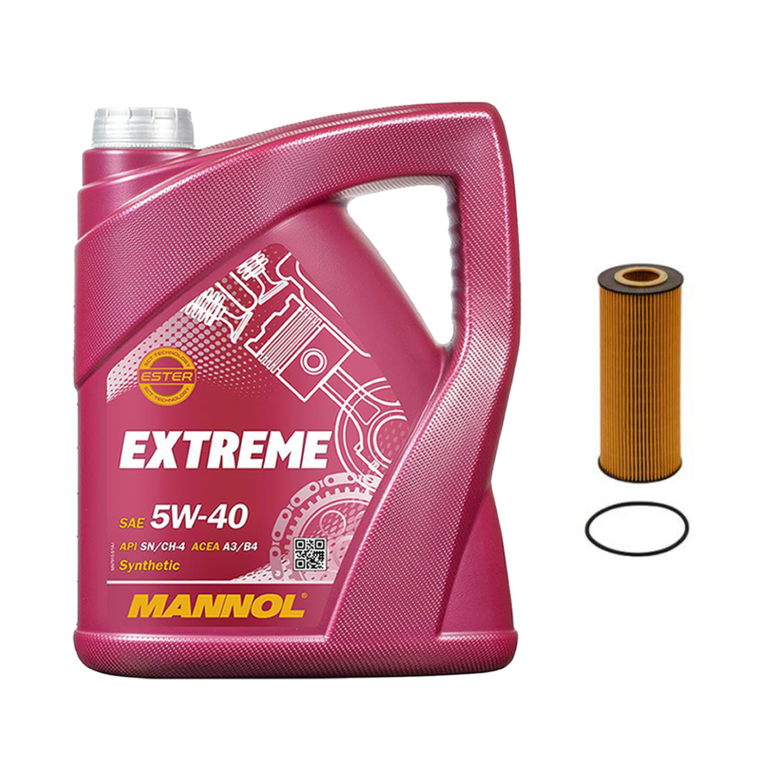 Inspektionskit MANNOL Extreme 5W-40 passend für VW Passat 2.5 TDI 4Motion Variant