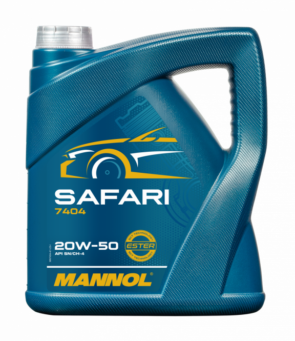 8 Liter (2x4) MANNOL Safari 20W-50 API SN CH-4 Motoröl 20W50 4036021406152