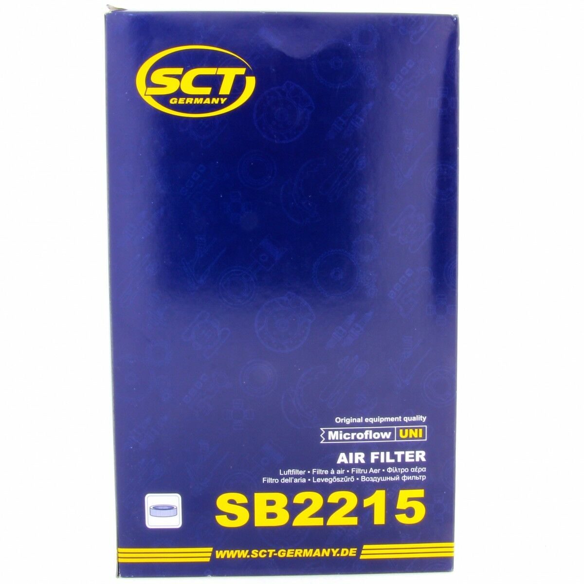 SCT Luftfilter SB2215 Motorfilter Servicefilter Ersatzfilter passend für VW Multivan VW Transporter