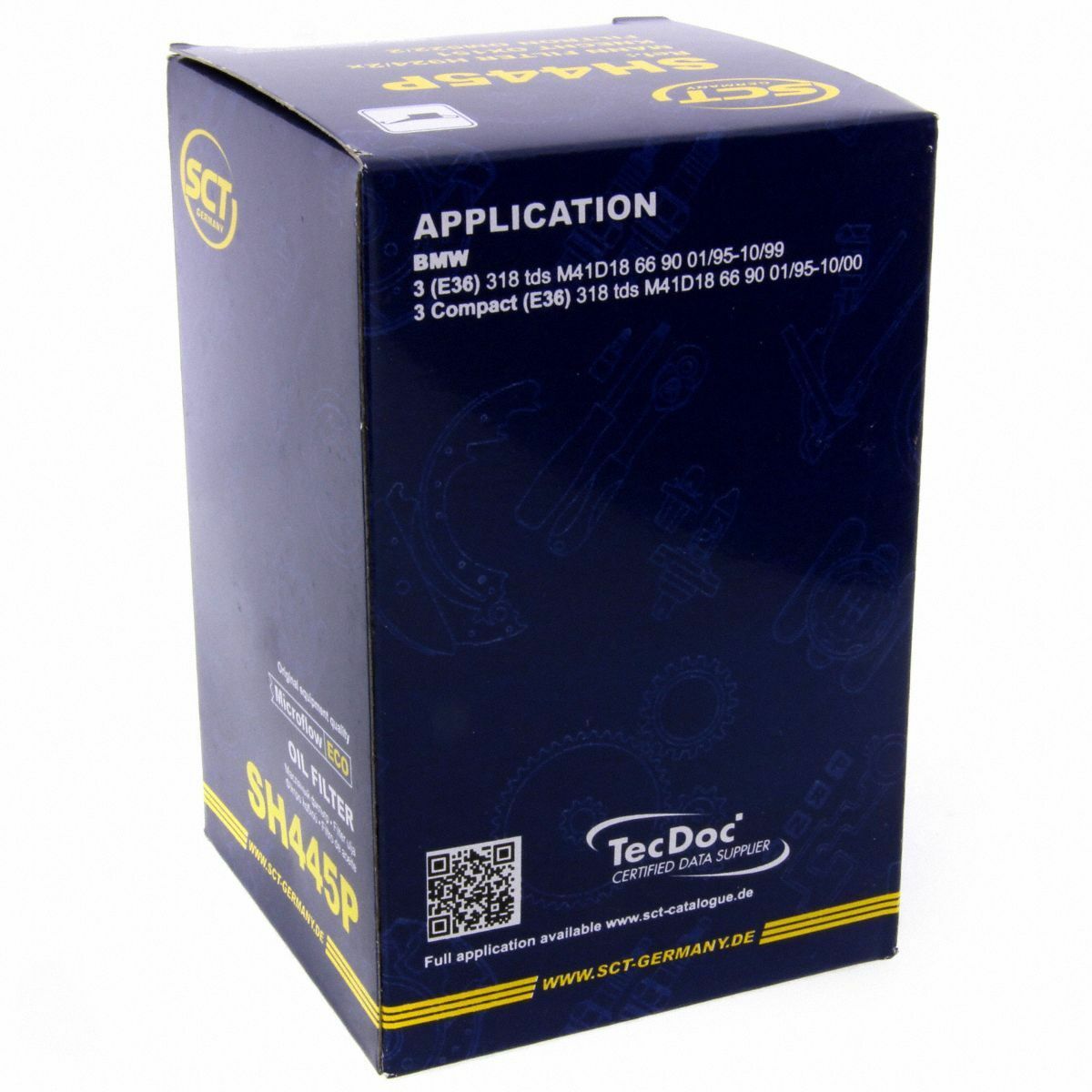 SCT Ölfilter SH 445 P Filter Motorfilter Servicefilter Patronenfilter BMW 3er