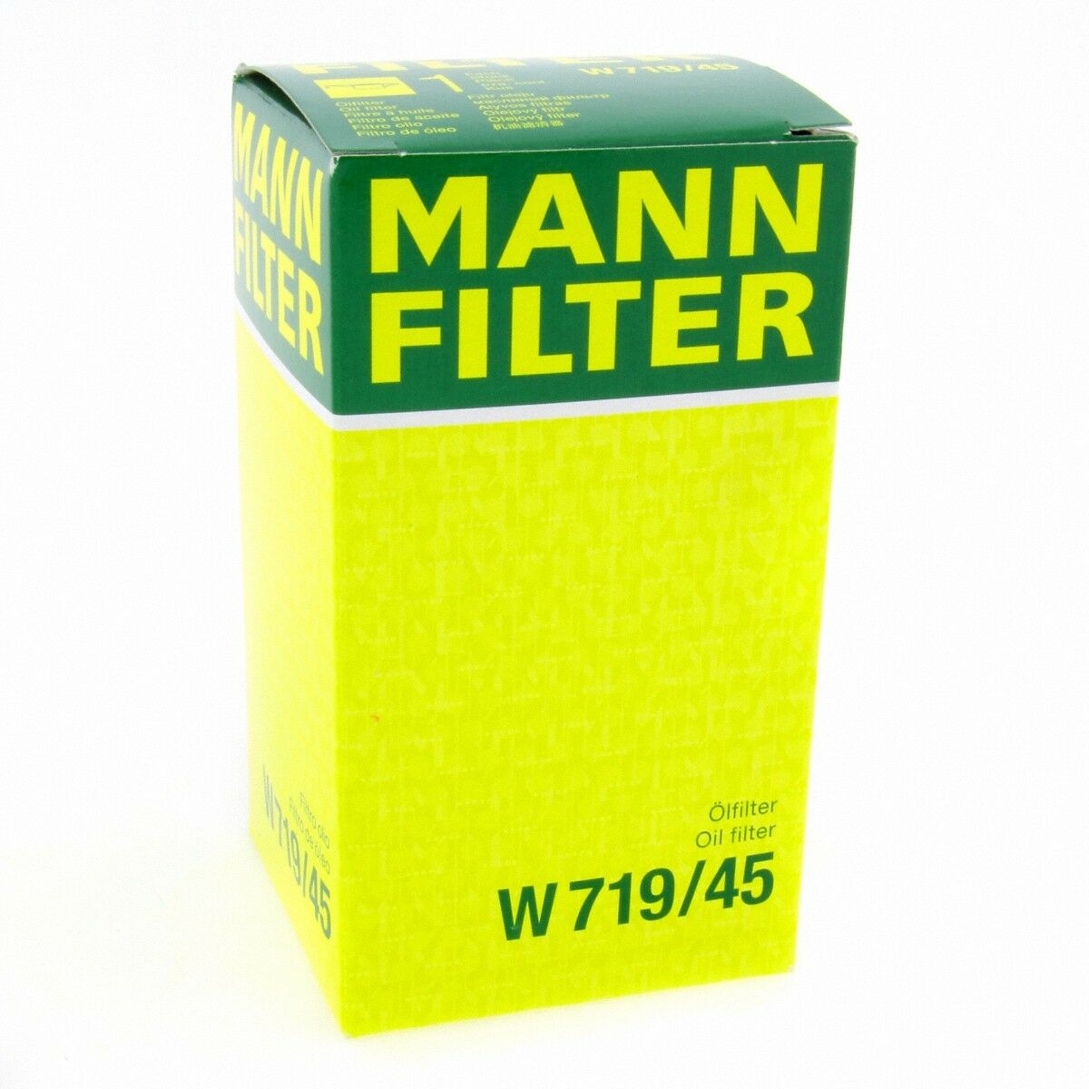 MANN Ölfilter Fahrzeugfilter W71945 Filter passend für Audi Seat Skoda VW
