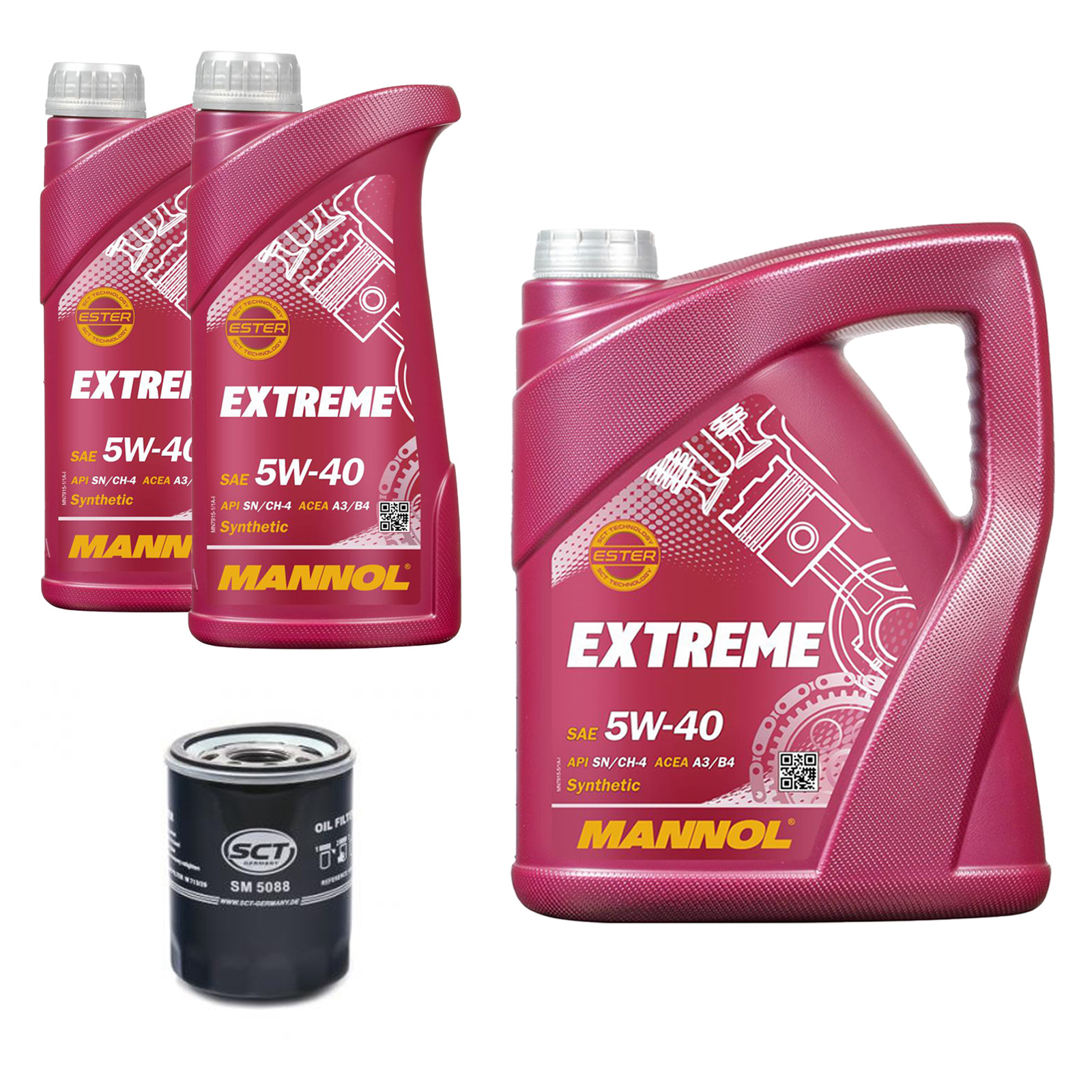 Inspektionskit MANNOL Extreme 5W-40 für Jaguar S-type 4.2 V8 R 4,2 Xk8 Coupe