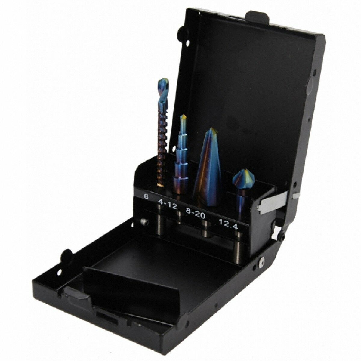 HSS-G Multi-Bohrersatz Wechselsatz COBALT-Beschichtung 4-tlg.