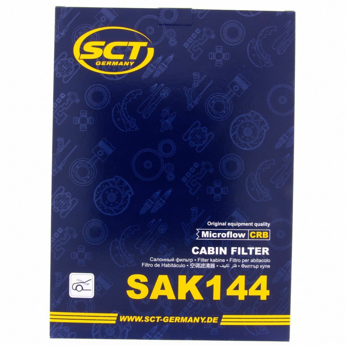 SCT Innenraumfilter mit Aktivkohle SAK 144 Luft Filter VW Audi Seat