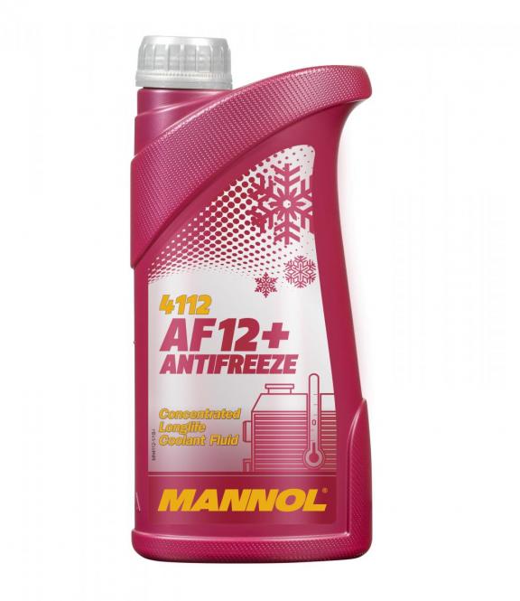 1L  MANNOL 4112 Longlife Antifreeze AF12+ Kühlerfrostschutz Konzentrat rot G12+