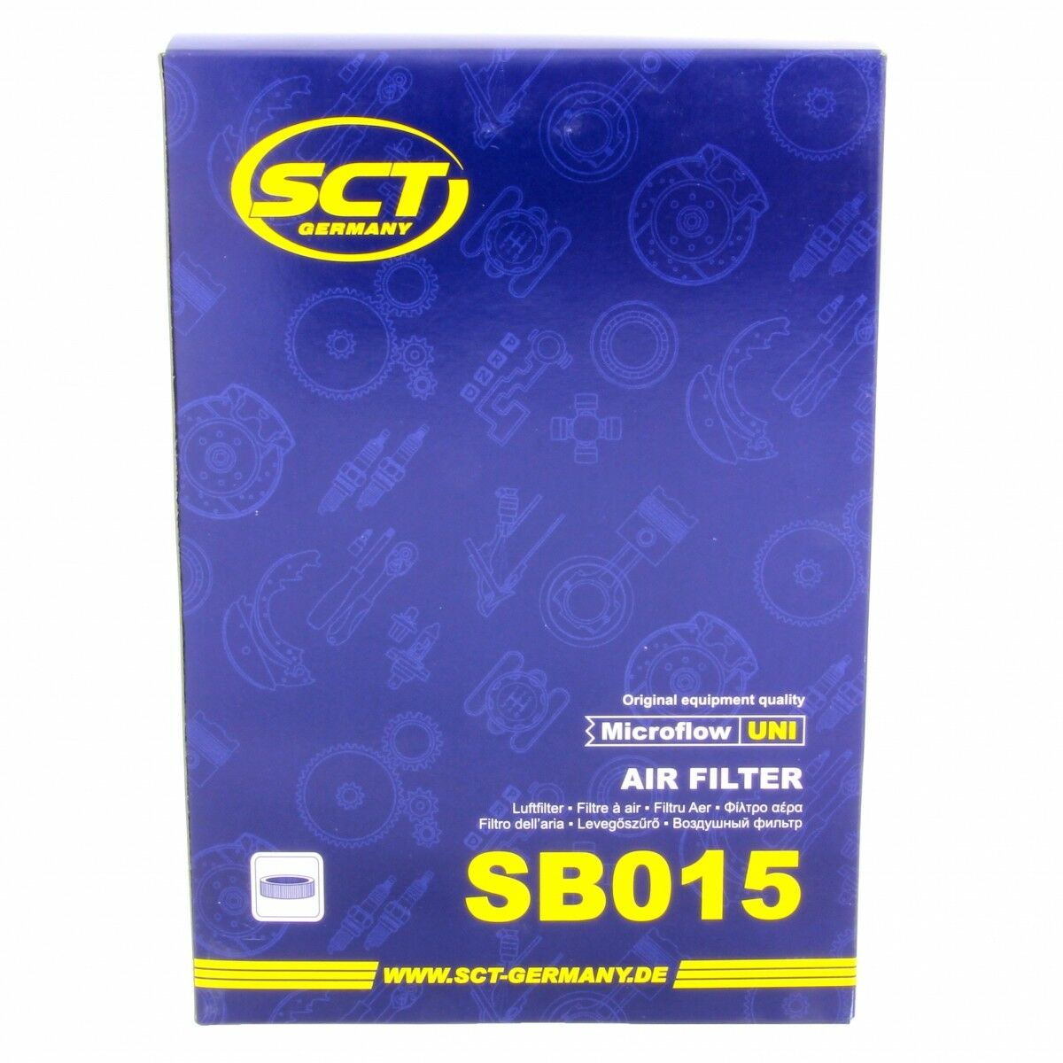 SCT Luftfilter SB015 Motorfilter Servicefilter Ersatzfilter passend für Alfa Romeo 145