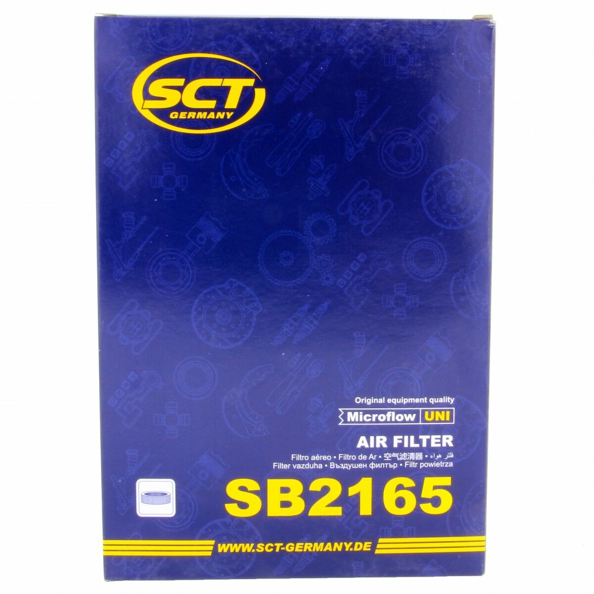 SCT Luftfilter SB2165 Motorfilter Servicefilter Ersatzfilter passend für Citroen Mitsubishi Peugeut