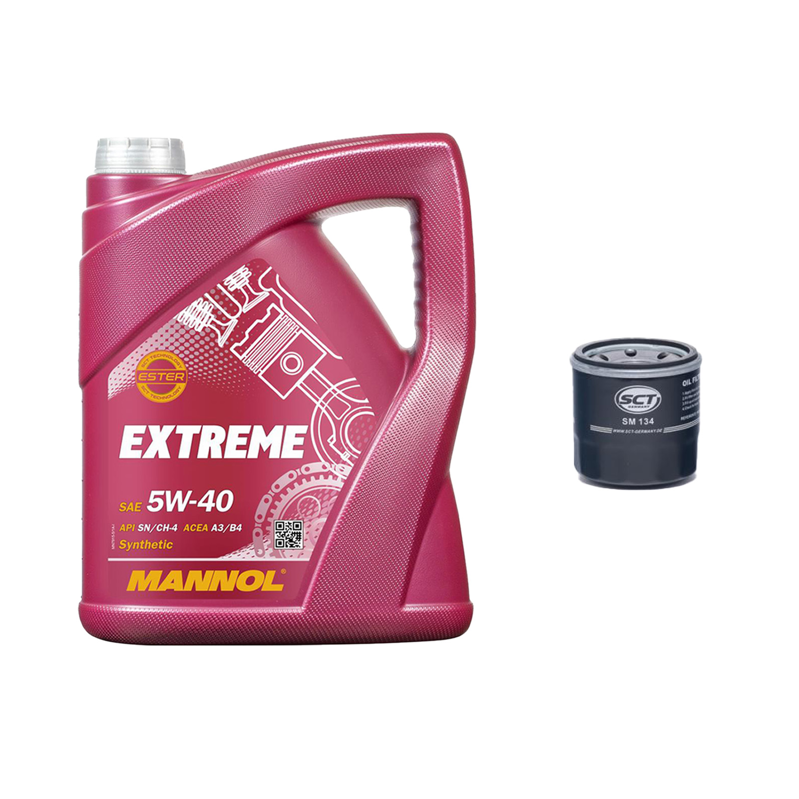 Inspektionskit MANNOL Extreme 5W-40 für Nissan Juke 1.6 Dig-t Nismo 4x4 Note