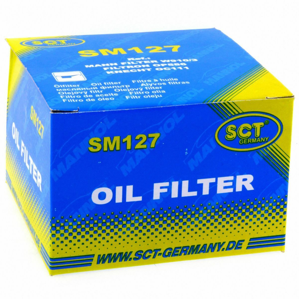 SCT Ölfilter SM127 Servicefilter Anschraubfilter passend für Alfa Romeo Dacia Nissan Opel Renault Jeep