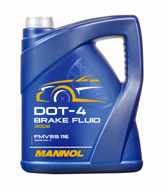 MANNOL 5 Liter DOT-4 Brake Fluid MN3002-5 Bremsflüssigkeit SAE J1703/J1704
