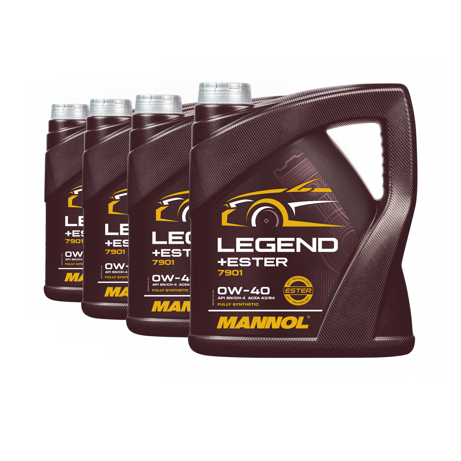 16 Liter (4x4) MANNOL Legend Ester 0W-40 7901 SN/CH-4 ACEA A3/B4 Motoröl
