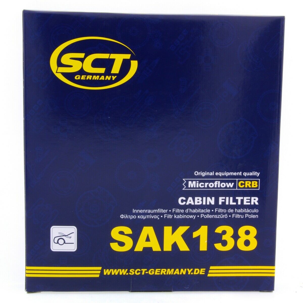 SCT Innenraumfilter Fahrzeugfilter mit Aktivkohle SAK138 Toyota Volvo