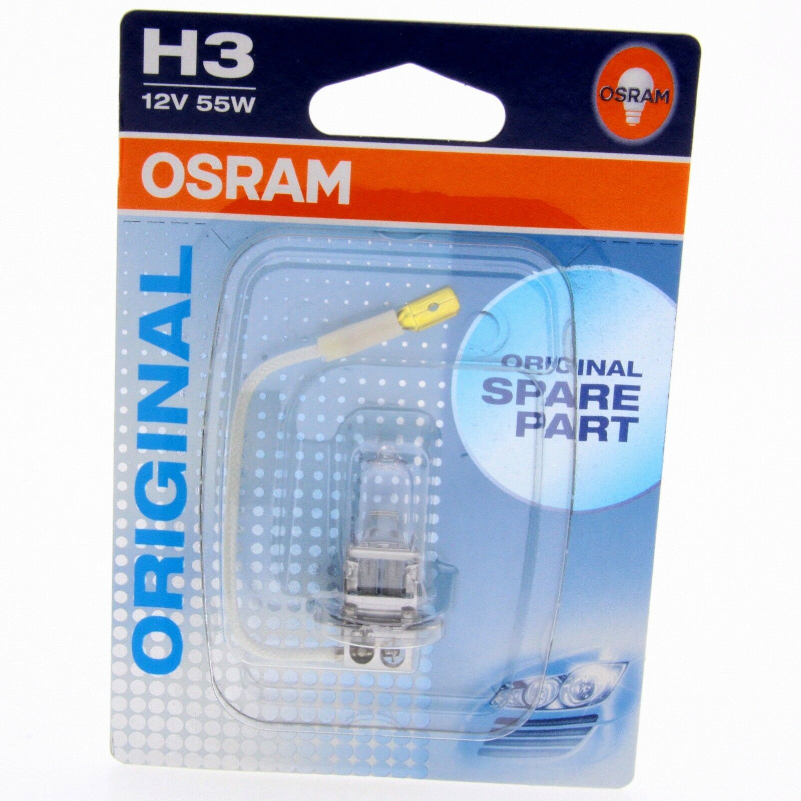 H3 OSRAM Original Line OEM 64151-01B Halogenlampe Autolampe Blister Box 1 Stück
