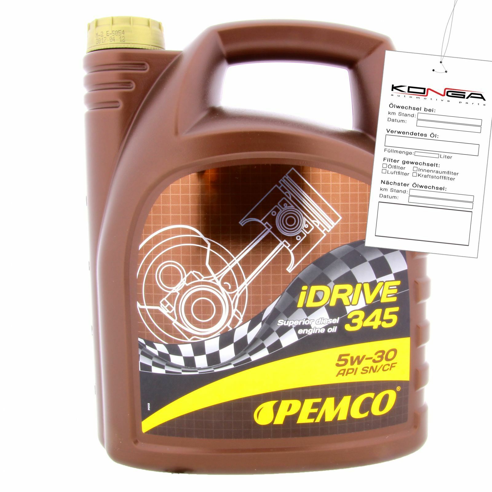 5 Liter (1x5) PEMCO SAE 5W-30 iDrive 345 Motoröl Motorenöl Schmierung