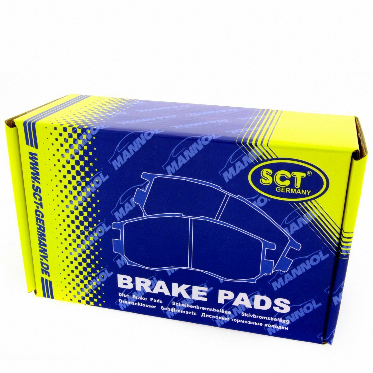 SCT Bremsbeläge SP227PR Bremsklötze Bremsbelagsatz vorne passend für Audi Seat Skoda VW