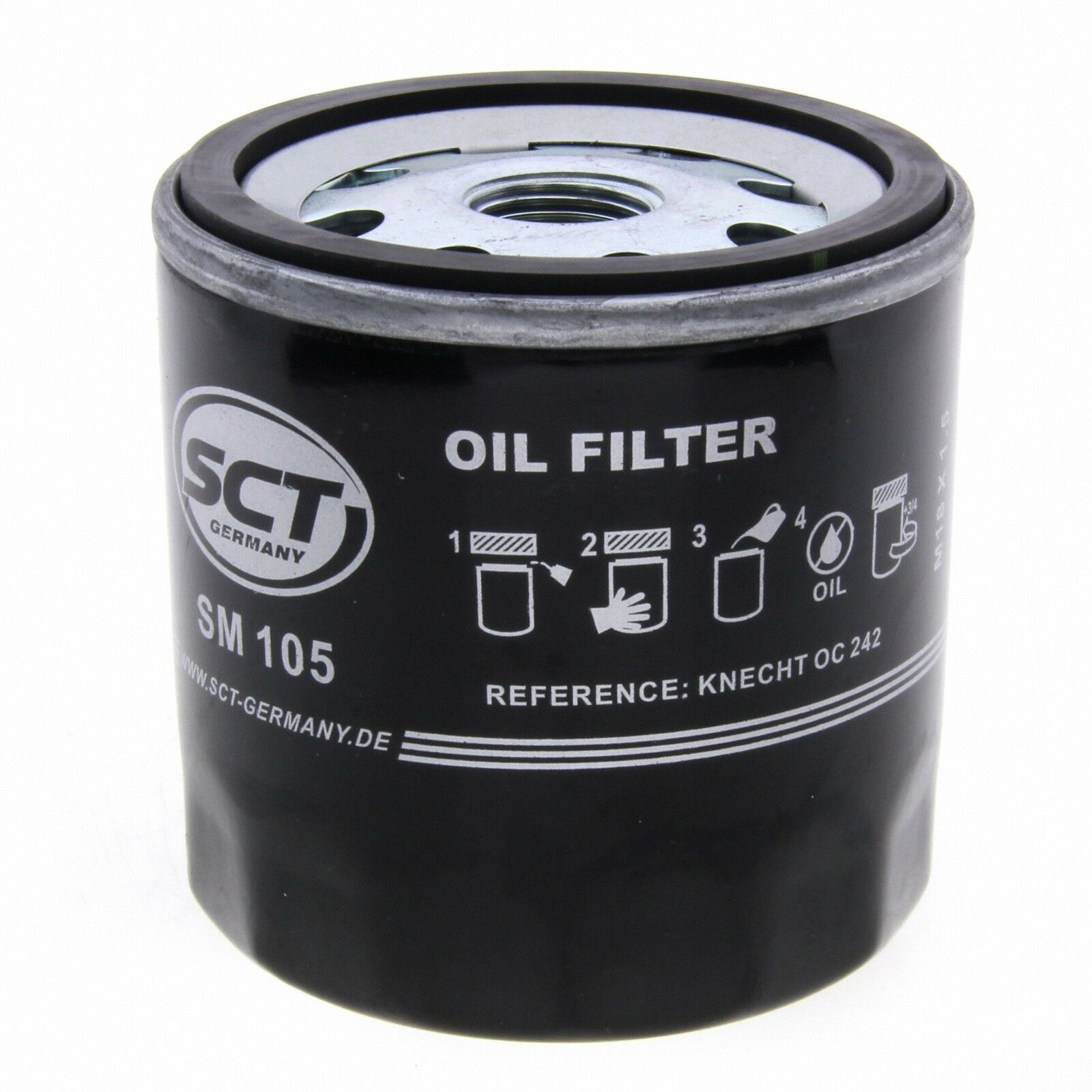 SCT Ölfilter SM105 Filter Motorfilter Servicefilter Anschraubfilter Chevrolet Daewoo passend für Opel