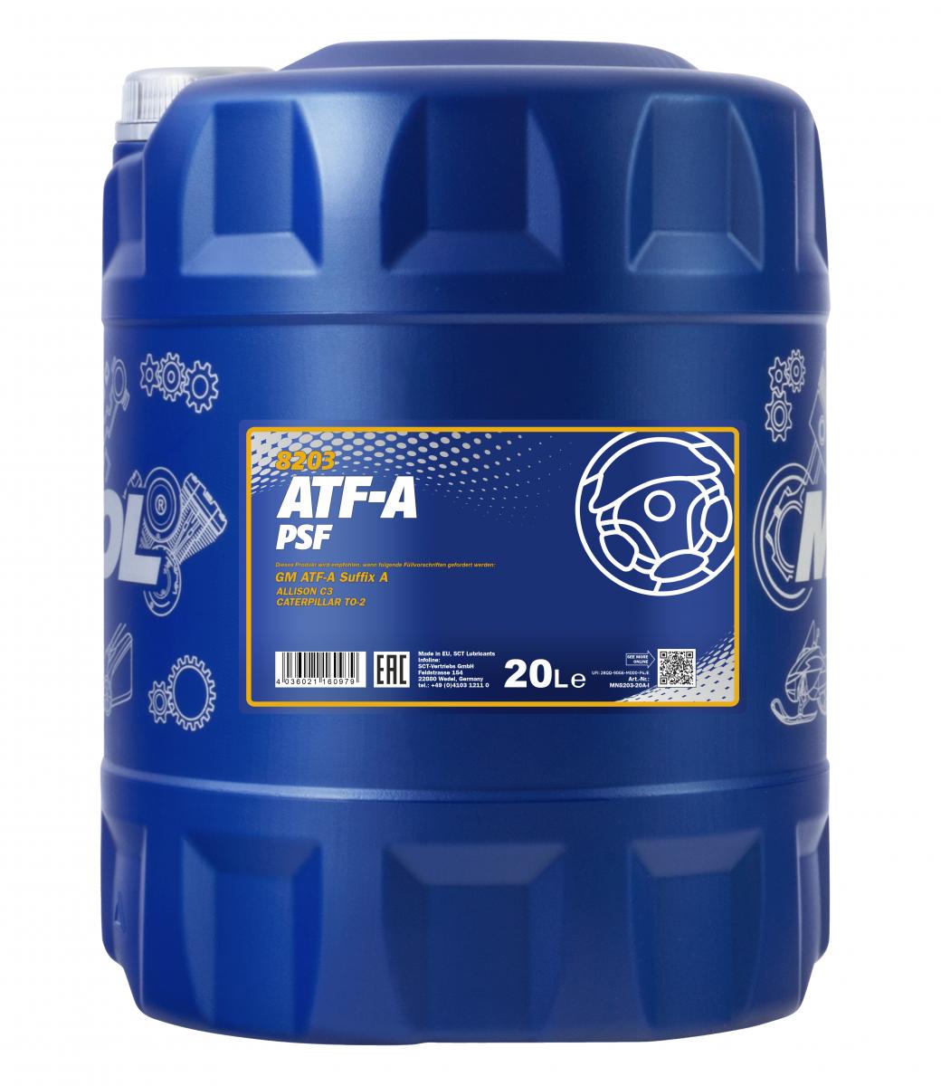 80 Liter MANNOL ATF-A Automatic Fluid Getriebeöl Automatikgetriebe Öl