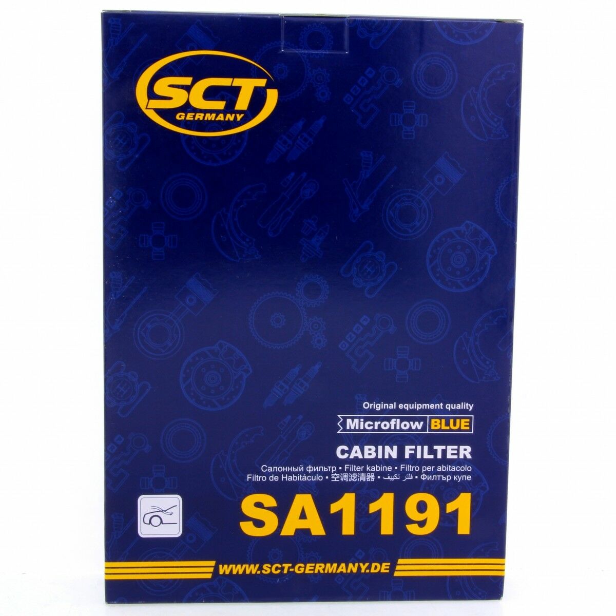 SCT Innenraumfilter Luftfilter SA1191 Pollenfilter Luft Filter passend für Renault Megane