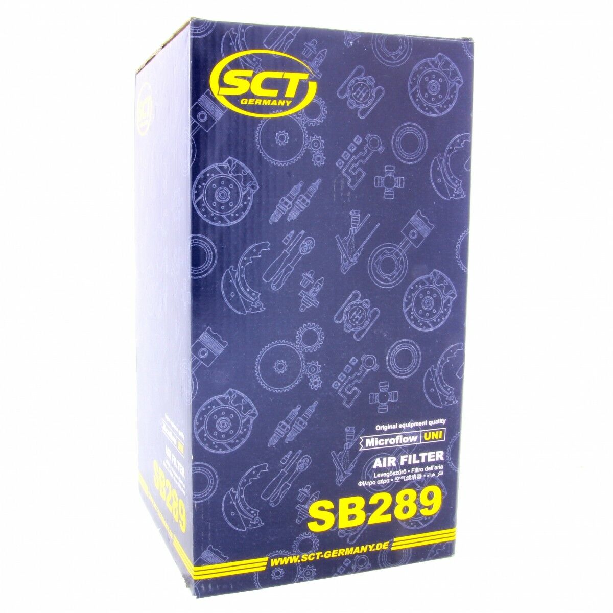 SCT Luftfilter SB289 Motorfilter passend für Fiat Ford Mitsubishi Hyundai Galloper II