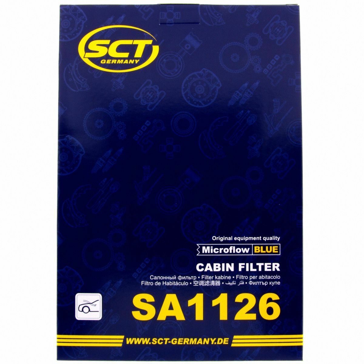 SCT Innenraumfilter Luftfilter SA 1126 Pollenfilter Luft Filter Iveco passend für Opel