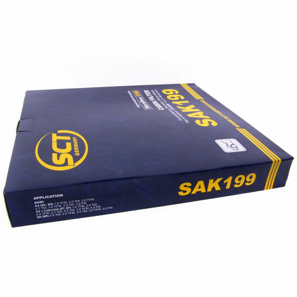 SCT Innenraumfilter mit Aktivkohle SAK 199 Luft Filter passend für VW Audi