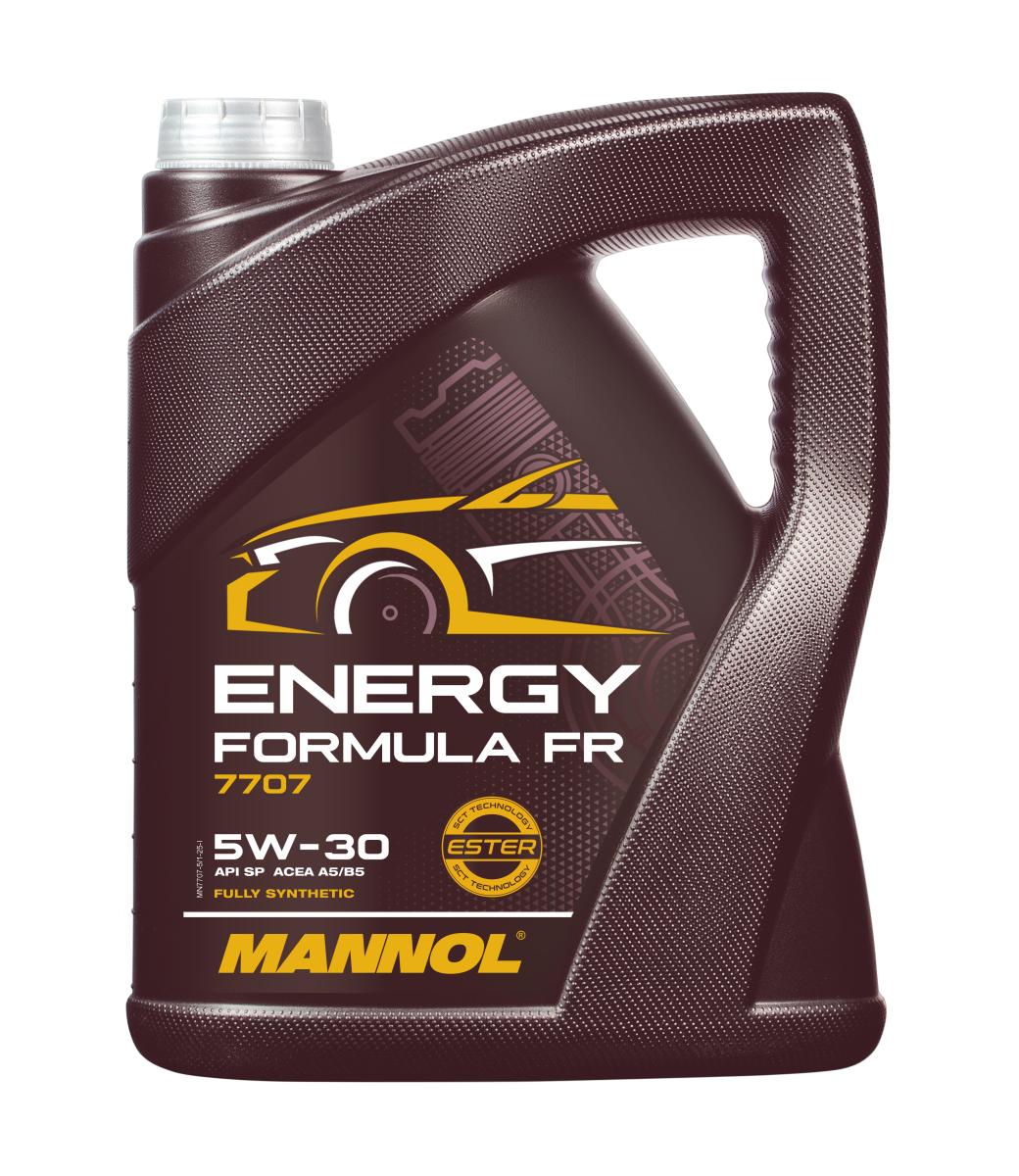 20 Liter (4x5) MANNOL Energy Formula FR 7707 5W-30 API SP ACEA A5/B5 Motoröl