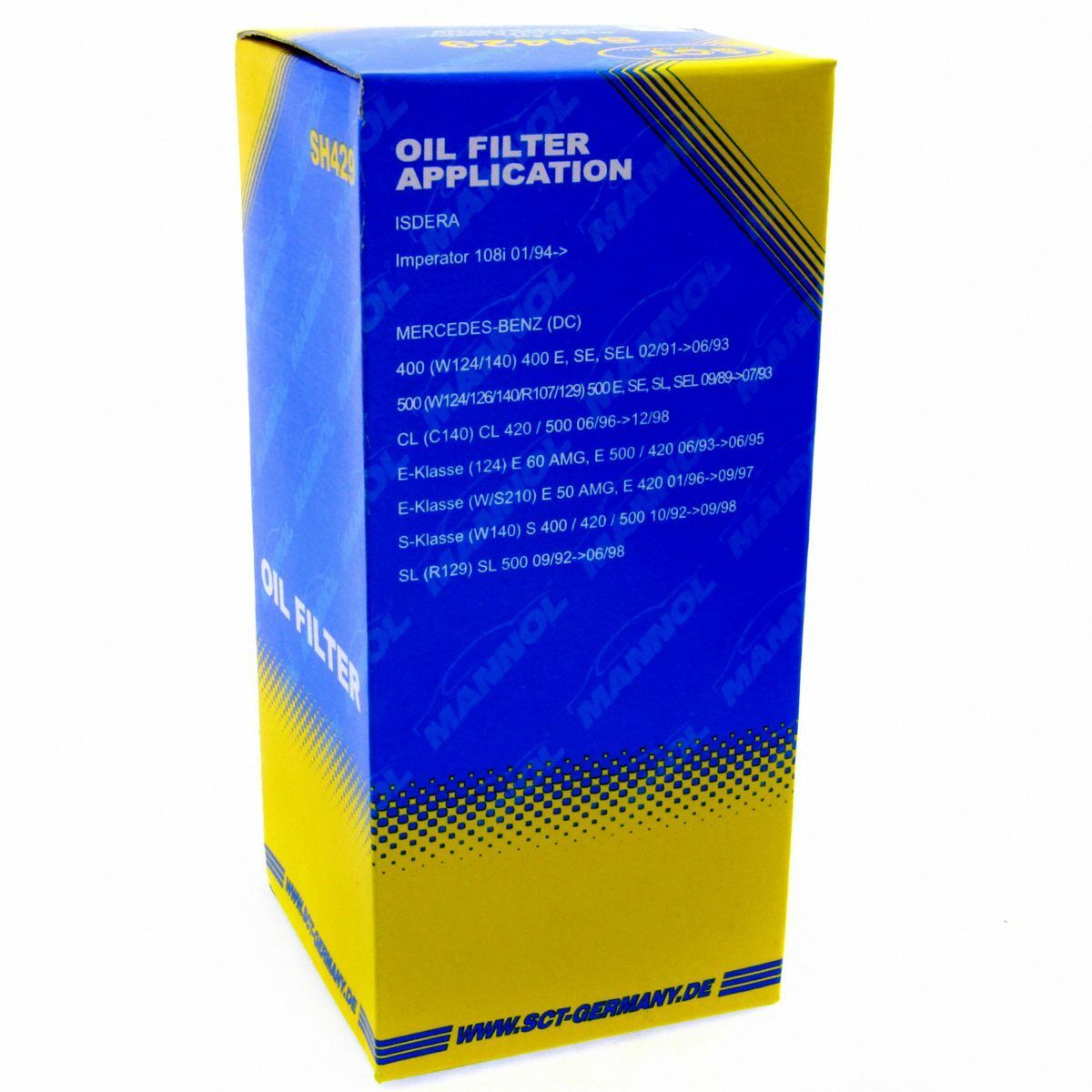 SCT Ölfilter SH 429 Filter Motorfilter Servicefilter Patronenfilter passend für Mercedes-Benz