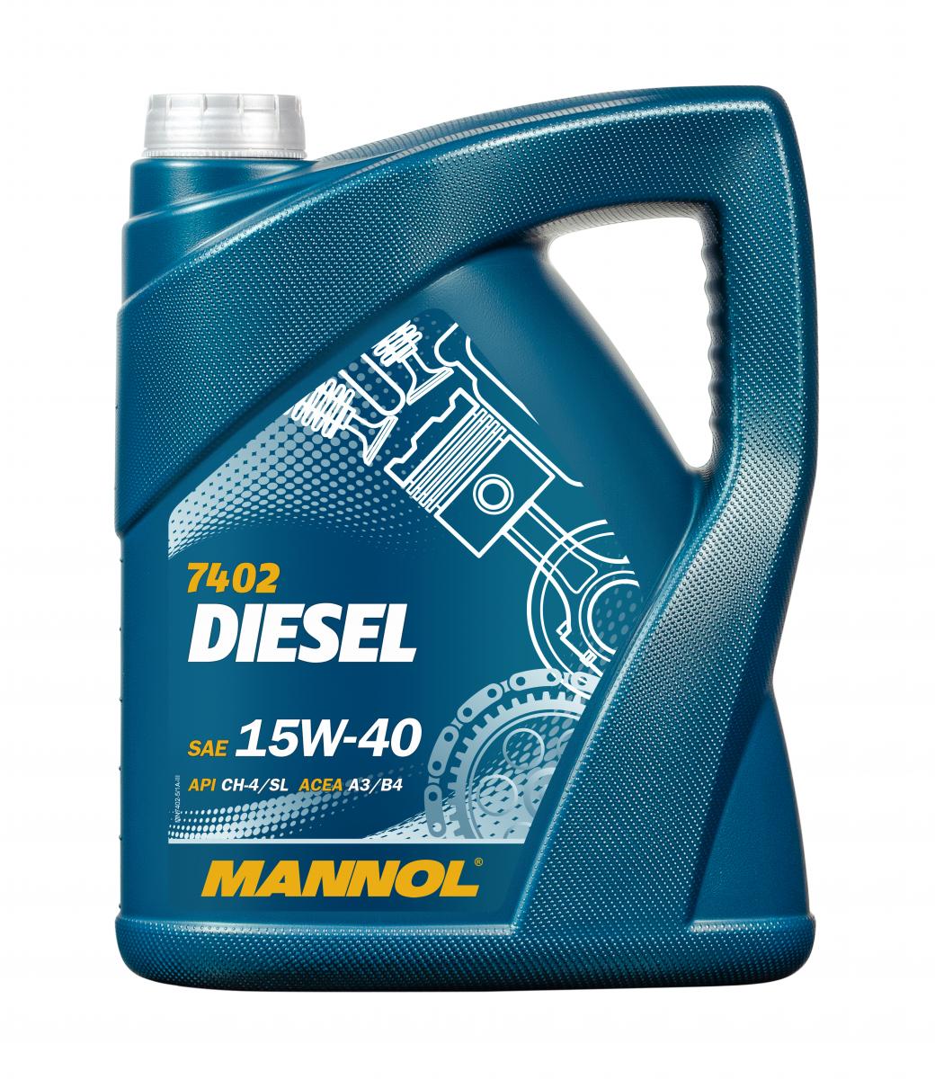 20 Liter (4x5) MANNOL Diesel 15W-40 API CH-4 SL Motoröl Diesel 15W40