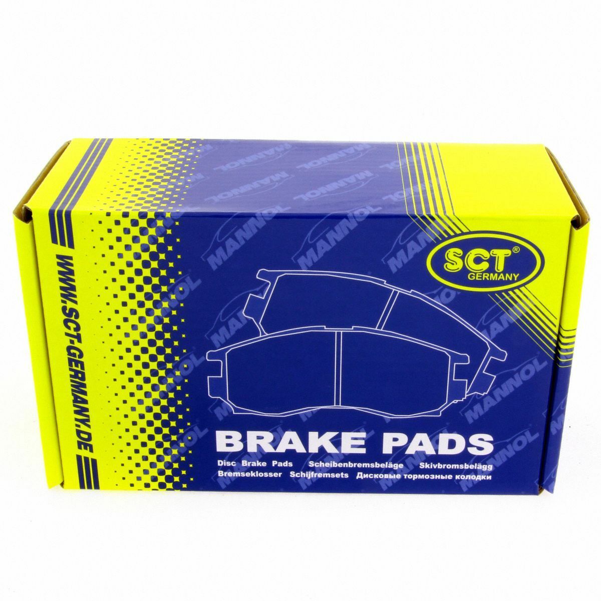 SCT Bremsbeläge SP236PR Bremsklötze Bremsbelagsatz Ford Fiesta Mazda vorne