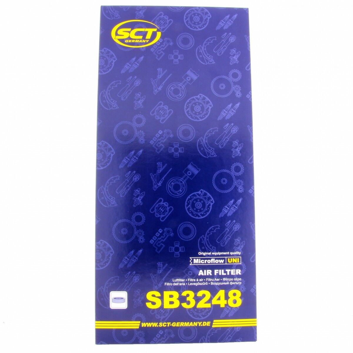 SCT Luftfilter SB3248 Motorfilter Ersatzfilter passend für Seat Skoda VW