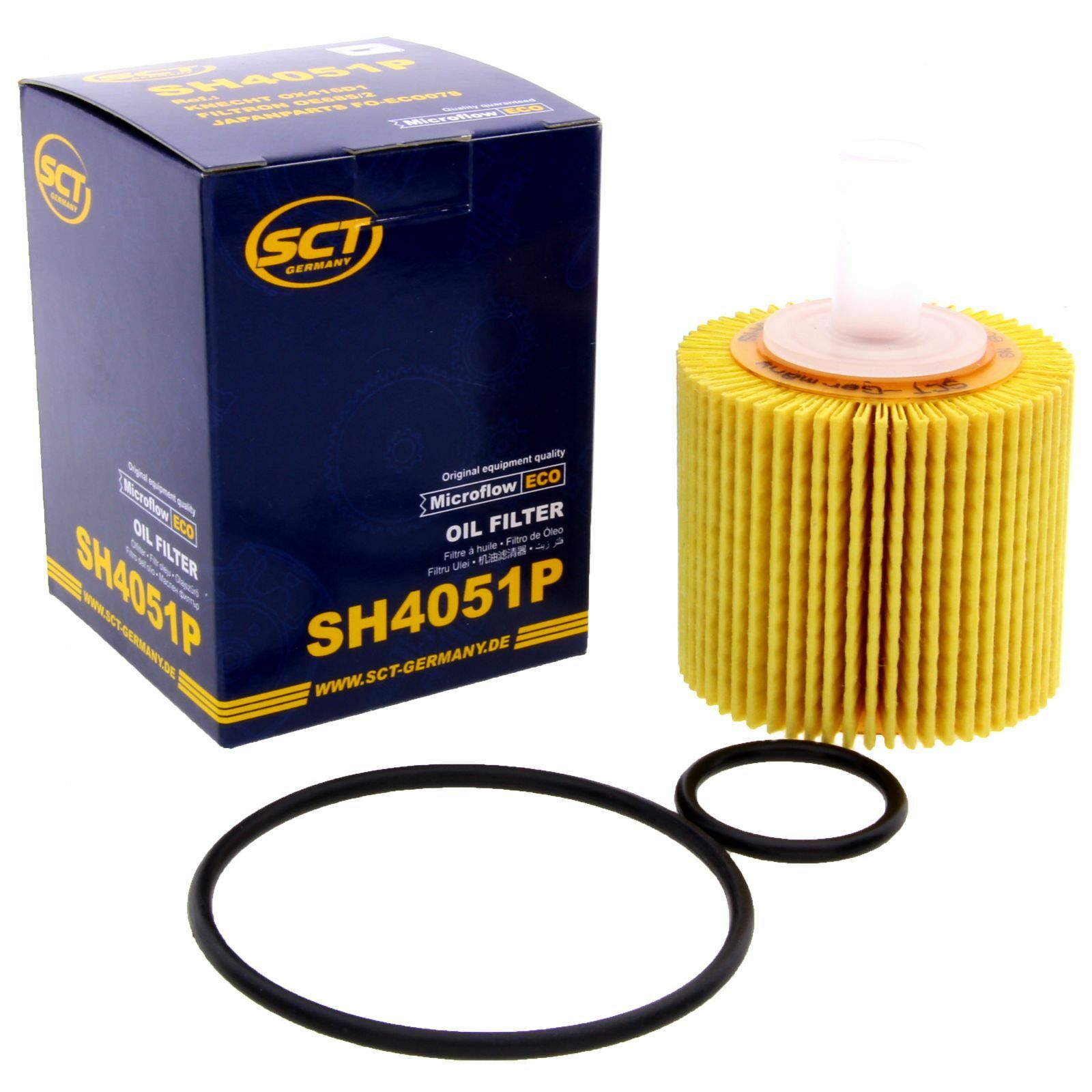 SCT Ölfilter Fahrzeugfilter SH4051P Motorfilter Servicefilter Daihatsu Subaru passend für Toyota