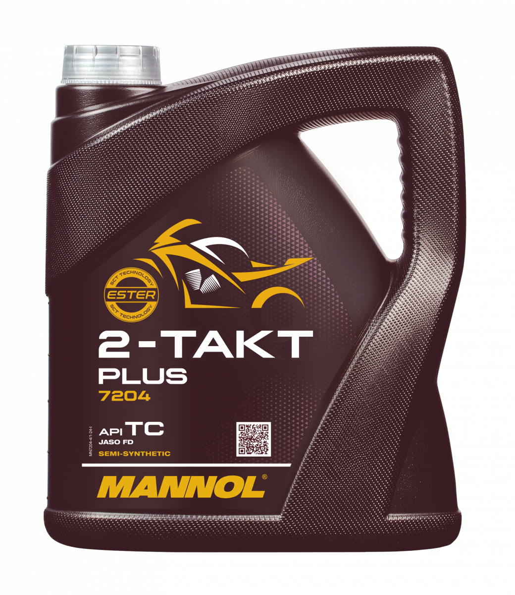 16 Liter (4x4) MANNOL 2-Takt Plus 7204 API TC JASO FD ISO L-EGD TISI Motoröl