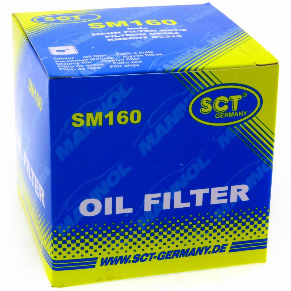 SCT Ölfilter SM160 Servicefilter Anschraubfilter Chevrolet Daewoo Daihatsu Opel Piaggio Suzuki 