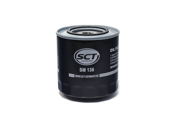 SCT Ölfilter SM136 Filter Motorfilter Servicefilter Anschraubfilter passend für Audi VW Volvo